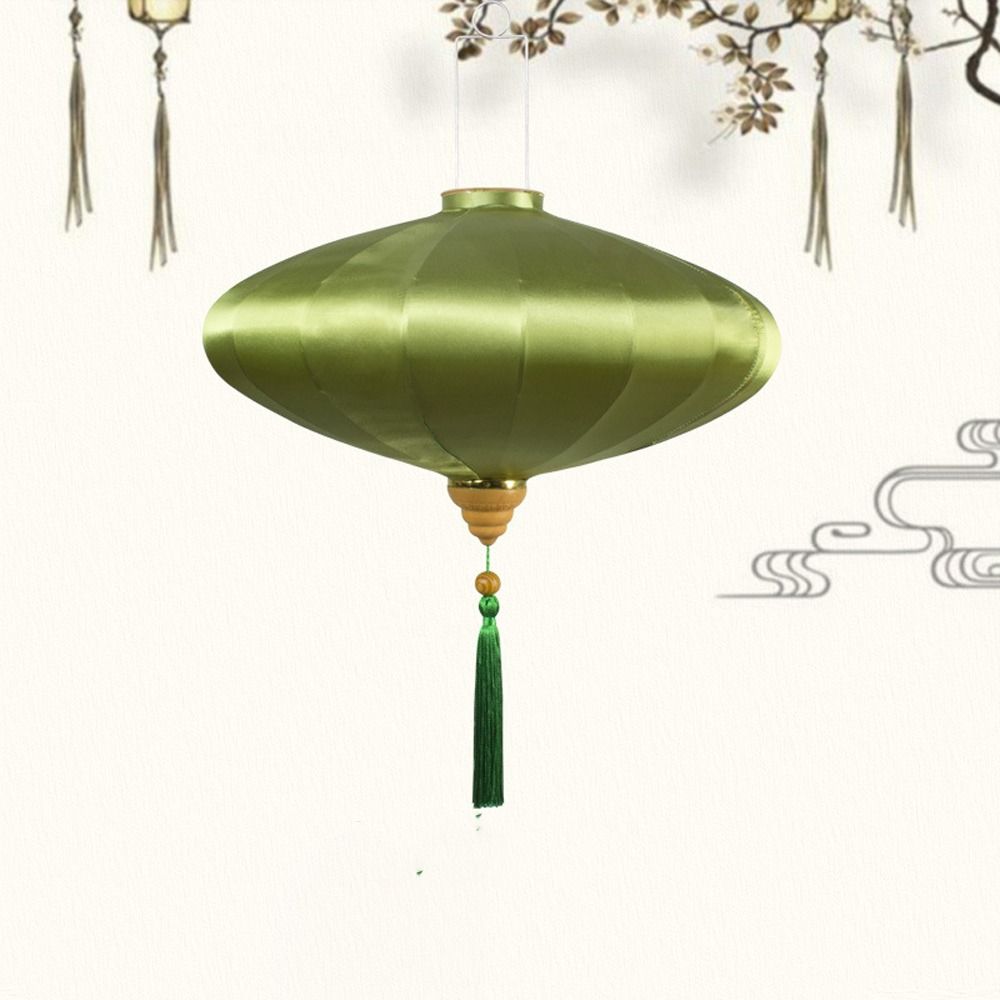 YERZ Handmade Fabric Mid Autumn Festival Antique Lantern Chinese Traditional Festival Japanese Lantern Japanese Restaurant Decor Portable Retro Vietnamese Lantern National Day