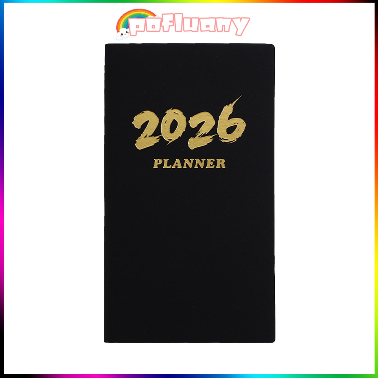 Daily Planner 2026 Planner with Elastic Straps 2026 Streamlined 12-month Agenda Planner – Versatile Time Management Organizational Tool for Efficient Daily Planning Perfect for Students ราคา 80 บาท*ส่งฟรี