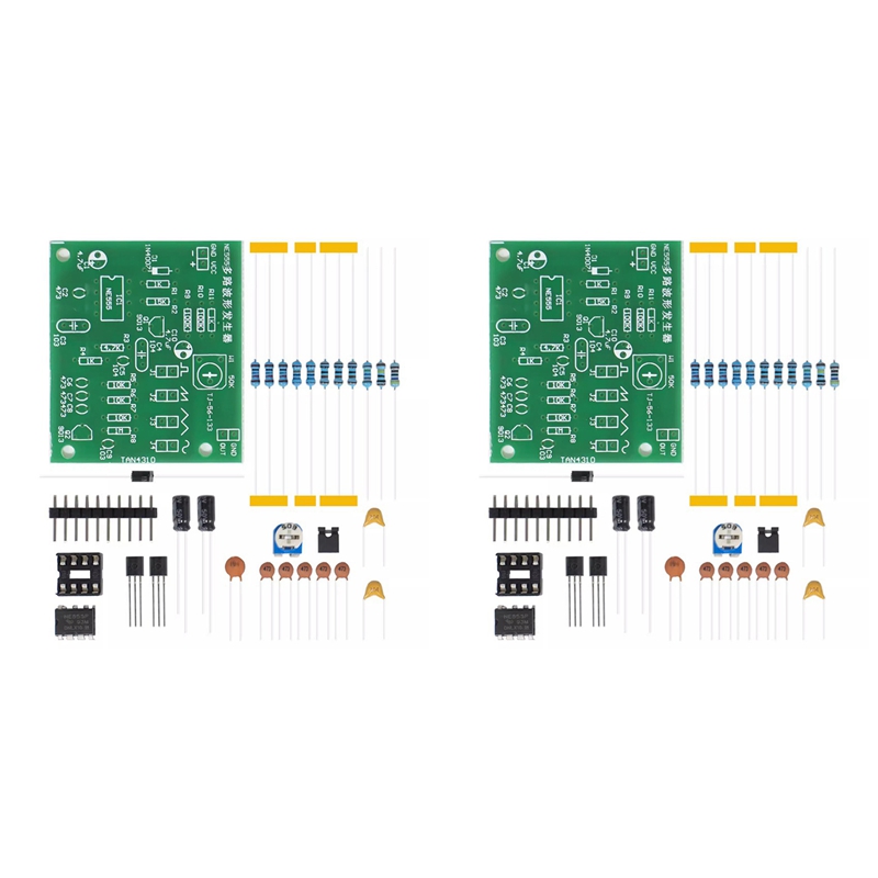 2X Sine Triangle Square Wave NE555 Multi-Channel Waveform Generator Module DIY Kits