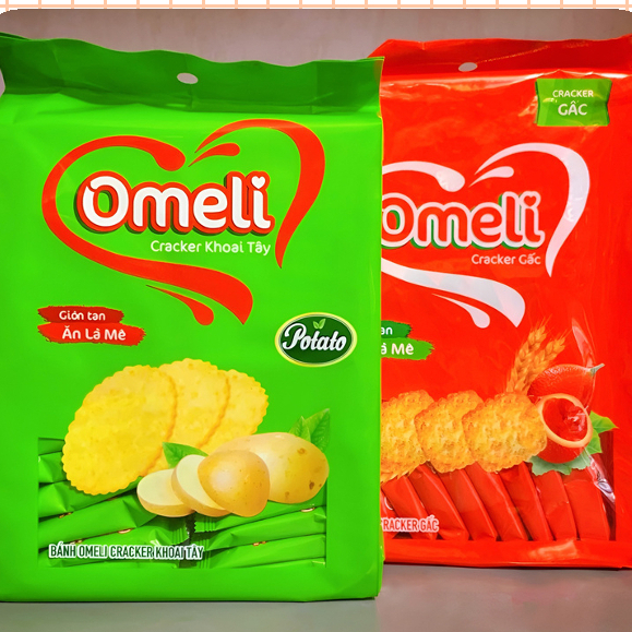 Bánh Omeli Cracker Túi 300g