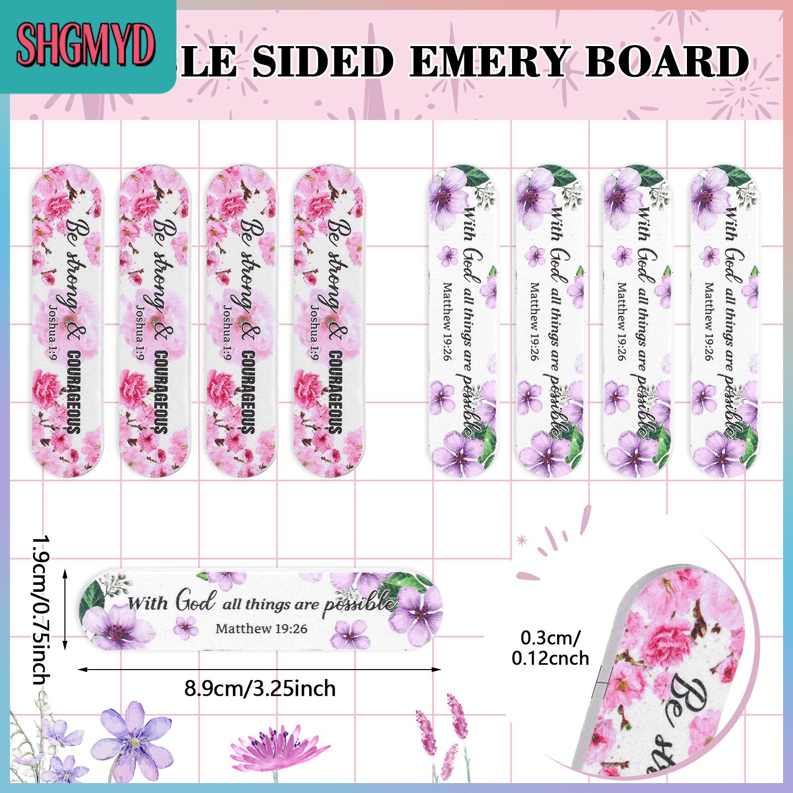 【SHGMYD】เข็มกลัดไว้อาลัยโบว์ไว้ทุกข์ เข็มกลัดไว้ทุก 50แพ็คของขวัญคริสเตียนตะไบเล็บสำหรับผู้หญิงข้อพระคัมภีร์ขนาดเล็กข้อพระคัมภีร์ด้านดอกไม้ทำเล็บเท้าเล็บ AR ราคา 171 บาท*ส่งฟรี