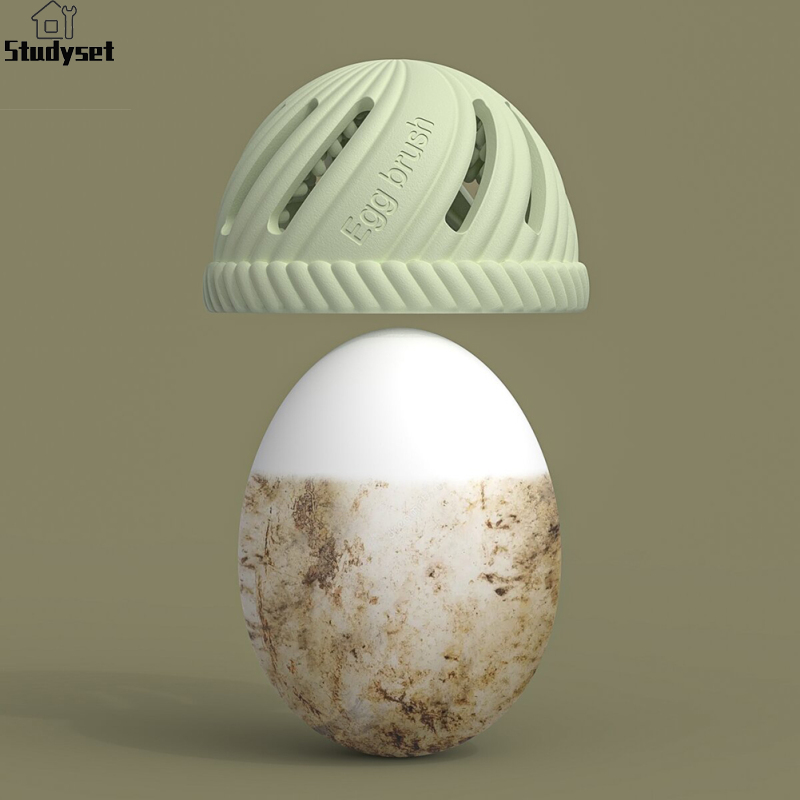 Studyset 2 Pack Egg Cleaning Brush, Premium Silicone Cleaning Brush, Egg Cleaner Brush Tool, Egg Washer Machine Brush, Cleaning Swab, Easy To Use Egg Cleaning Tool ราคา 159 บาท*ส่งฟรี
