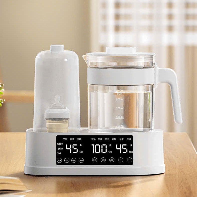 Máy đun nước pha sữa hâm sữa tiệt trùng hơi nước XiaoZhuangXiong KH-8878 dung tích 1300ml công suất 800W thế hệ mới