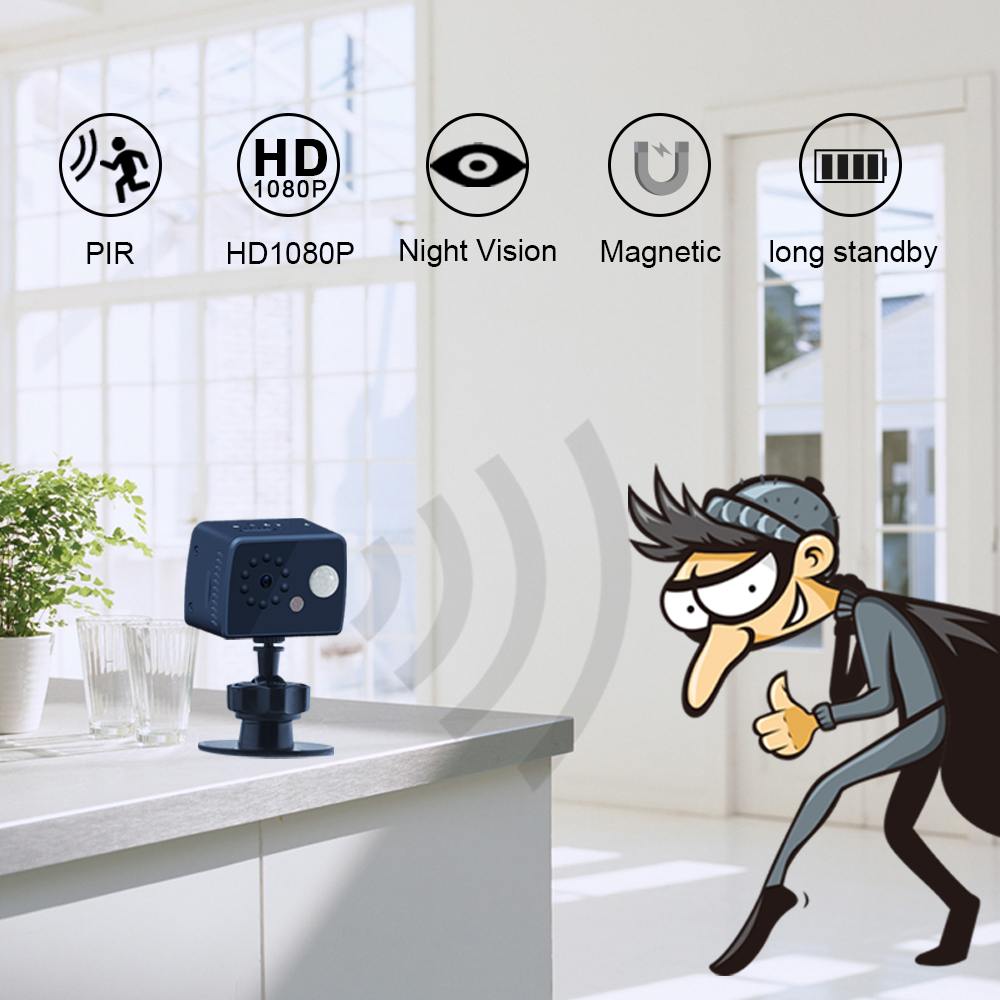 1 Bộ CCTV giám sát Camera giám sát CCTV giám sát thông minh 1080P IR Camera quan sát ban đêm Camera giám sát IR tầm nhìn ban đêm không dây
