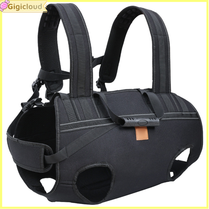 Gigicloud Dog Lift Harness Sling Carrier, Pet Support & Rehabilitation Sling With Reflective Webbing, Handle, Neck Pad, Breathable Full Body Dog Sling Carrier ราคา 1,077 บาท*ส่งฟรี