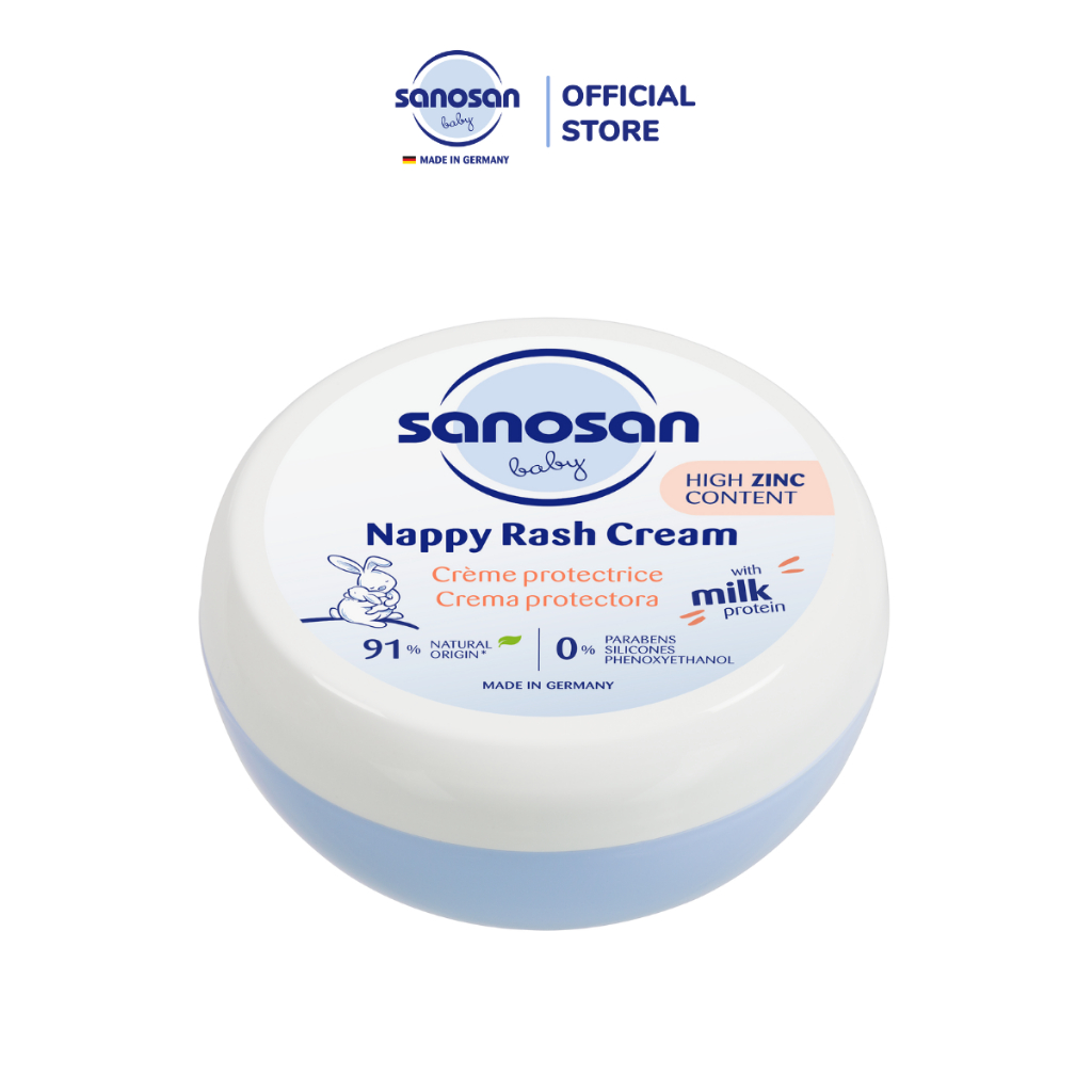 Kem chống hăm Sanosan Baby Nappy Rash Cream 150ML