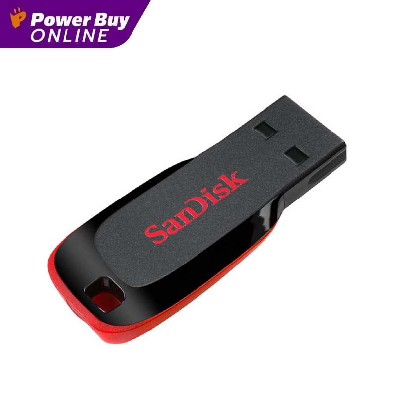 แฟลชไดร์ฟ USB Flash Drive Sandisk (64GB, สี Black) รุ่น SDCZ50_064G_B35 ราคา 280 บาท*ส่งฟรี