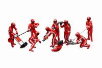 【100% original From Japan 】 Garage & Tool Series No. 21 1/20 Pit Crew B Set Plastic Model Kit