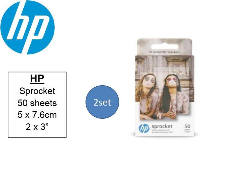 HP Original (100 sheets) SPROCKET ZINK Sticky-backed 2 x3 Photo Paper 2X50=100 sheets Singapore