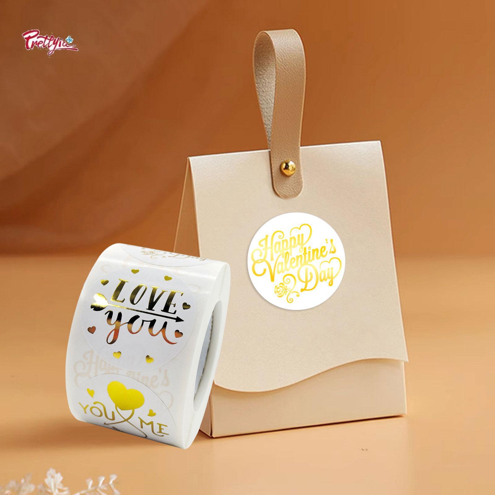 Prettyia 500 Pieces Romantic Valentines Day Stickers for Envelopes Valentine Party - ยี่ห้อ Prettyia ราคา 87 บาท*ส่งฟรี