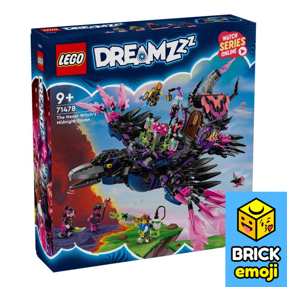 LEGO 71478  DREAMZzz The Never Witch’s Midnight Raven Đồ chơi khối xây dựng