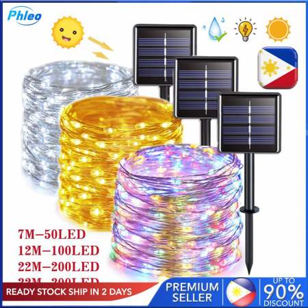 Solar LED Christmas Lights - Waterproof Outdoor Decoration