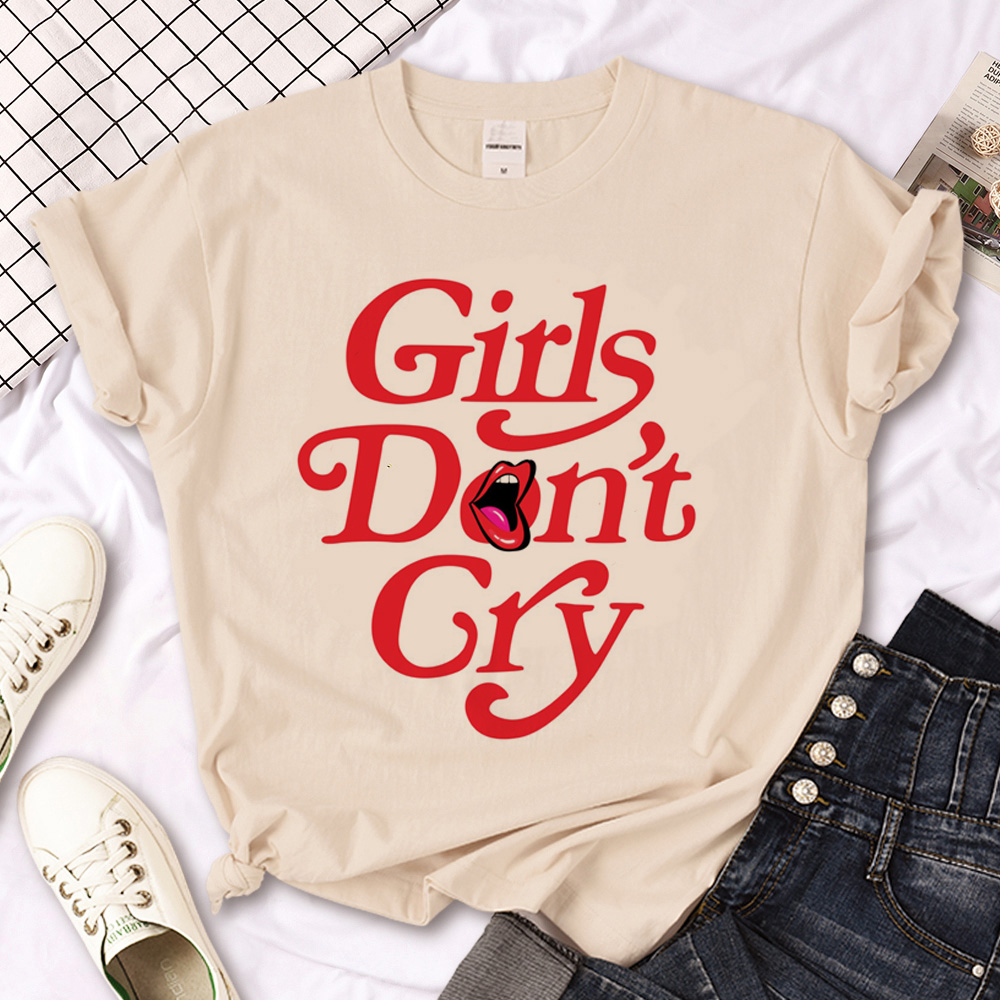 New store openingGirls Dont Cry t shirt women Y2K harajuku manga t shirt girl designer clothing2025 COD - 5