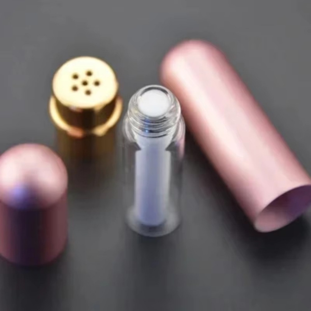 A5TG 5ml Ống hít mũi bằng nhôm Màu Thay thế Ống rỗng Chất lượng cao Máy hít hương liệu Cho tinh dầu
