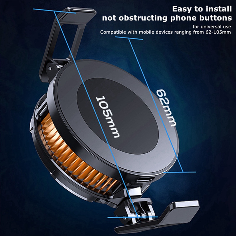 【VVL】-MEMO CX07 Semiconductor Cooling Fan, Magnetic Mobile Game Cooler for Android PUBG ราคา  263 บาท*ส่งฟรี