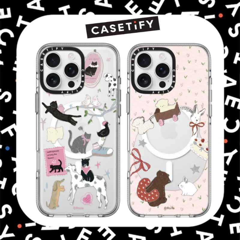 CASETiFY X Mikko illustrations Ice Crystal Clear Shockproof with