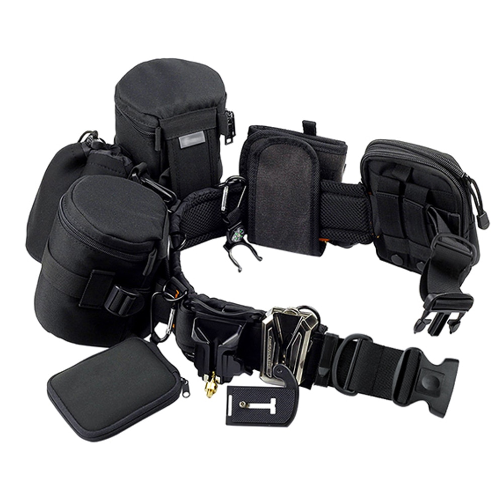 Camera Lens Bag Waist Belt Strap Pocket For Nikon Canon Sony A58 A7 A5000