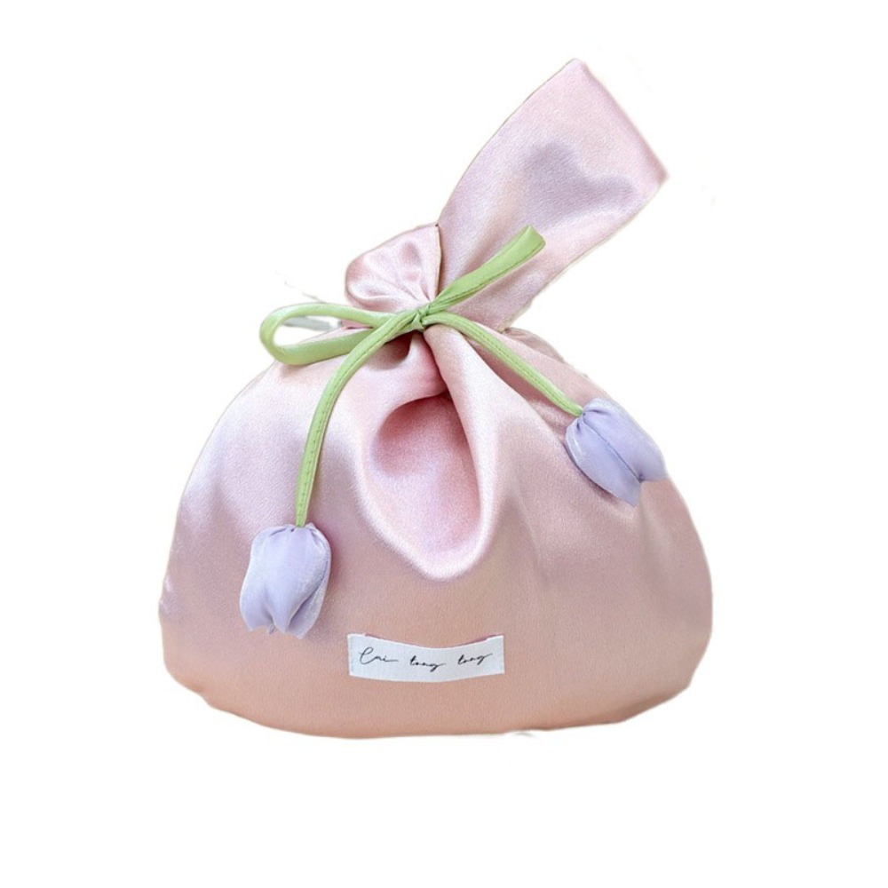 OOC Tay cầm TOPE Túi đeo tay hoa tulip Hình áo vest Sức chứa lớn Túi Quà Tặng ngày Nữ Thần Thanh lịch Phong cách Trung Quốc mới Túi làm đẹp đám cưới Ngày Nữ Thần - 8
