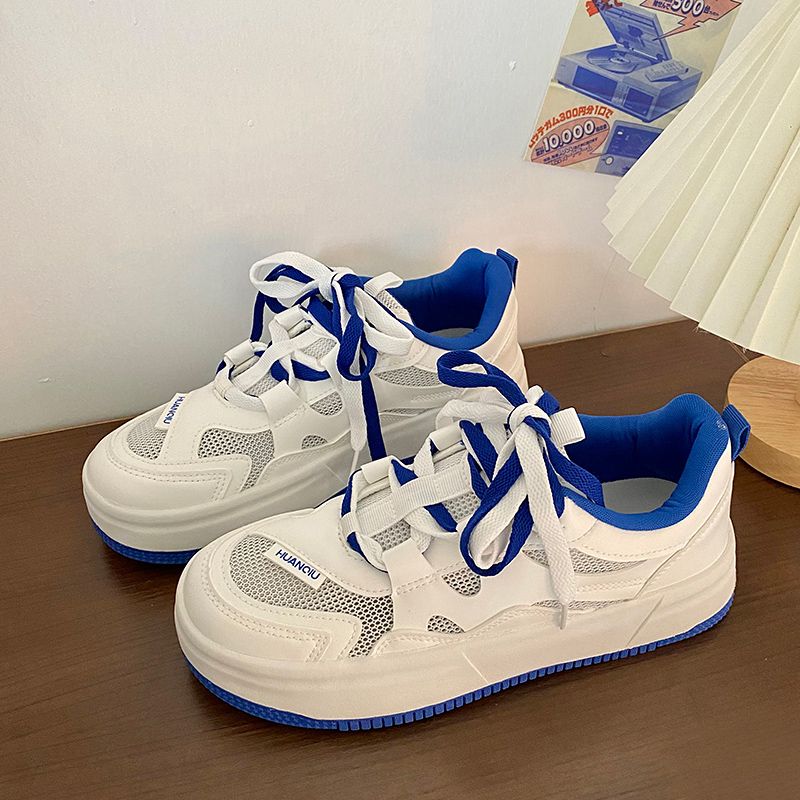 2023 Summer New Thick Sole Elevated Shoes Women s Summer Inns Breathable