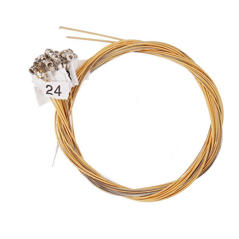 (X A W S) 24 Strings Replacement Metal String for Lyre Harp, New Replacement Strings, Brighter and More Durable,24Strings