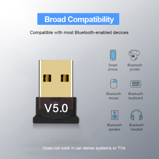 Bộ Chuyển Đổi USB Không Dây Bộ Thu BT5.0 Dongle Bộ Chuyển Đổi Tốc Độ Cao thumbnail