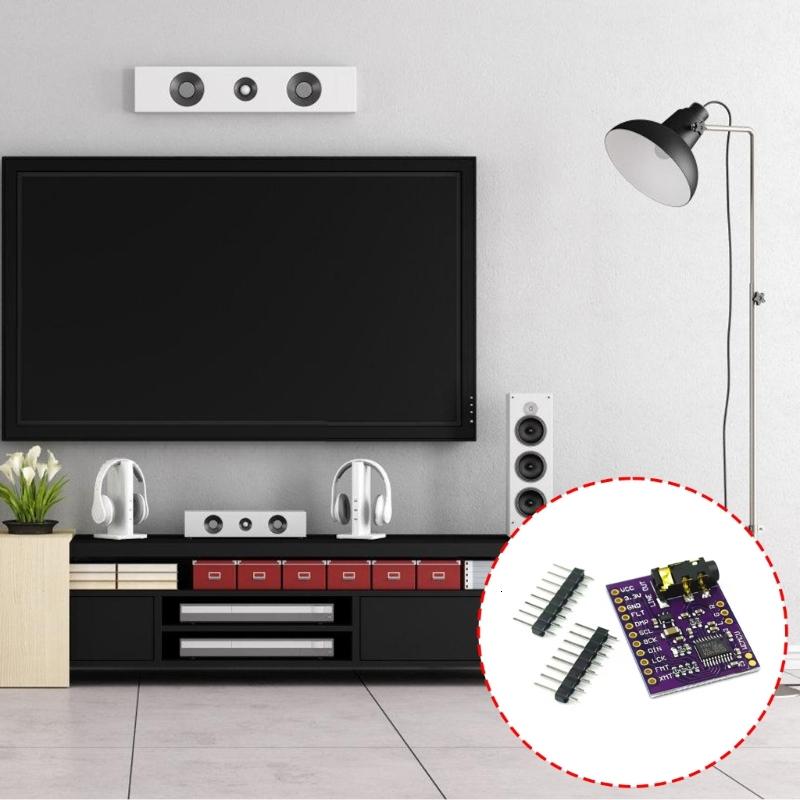 Thu nhỏ CJMCU-5102 kỹ thuật số âm thanh chuyển đổi Board giải mã mô-đun Tương thích cho I2S Iis thiết bị cho Các nhà phát triển