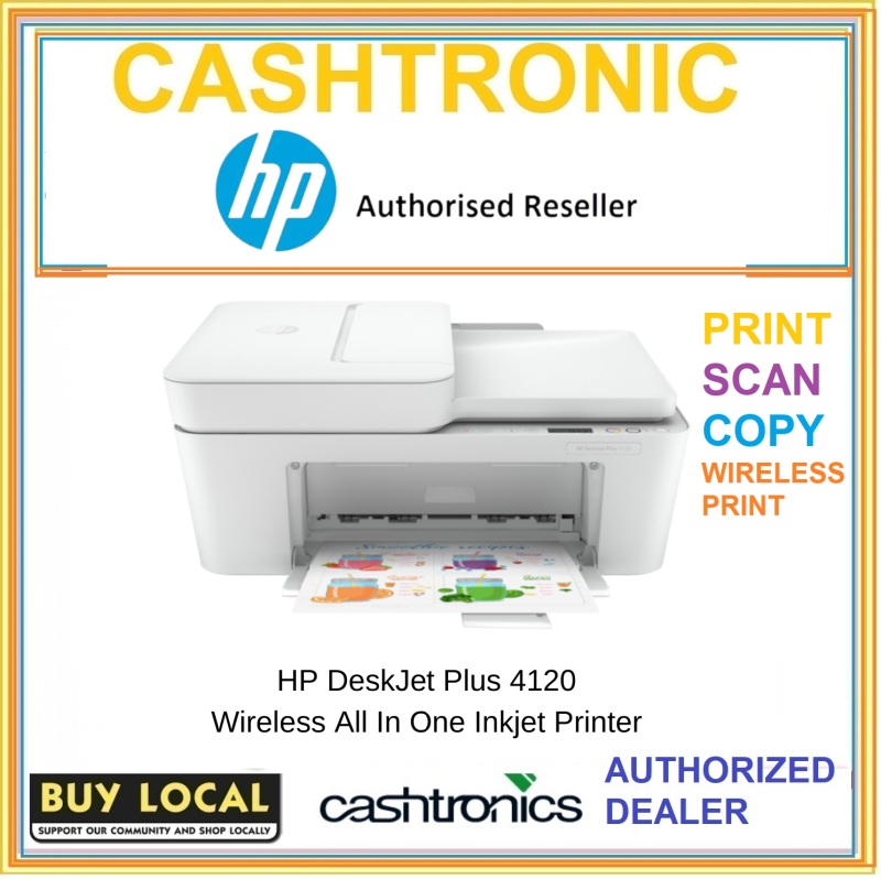HP 4120 DeskJet Plus Printer - Print,Copy,Scan,Wireless,ADF, Send mobile fax (Ink Cartridges No HP 67/67xl/ 67xxl) Singapore