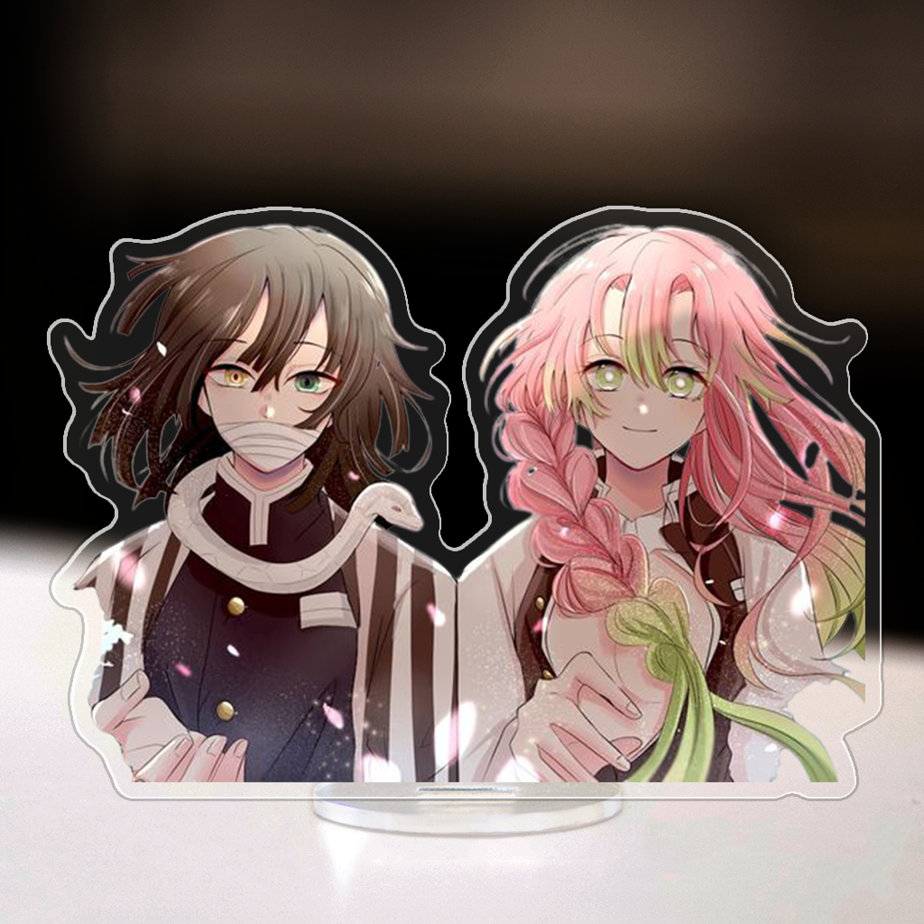 Mô Hình Standee Móc Khoá OBANAI x MITSURI Kimetsu No Yaiba Manga Anime Qùa tặng bạn bè
