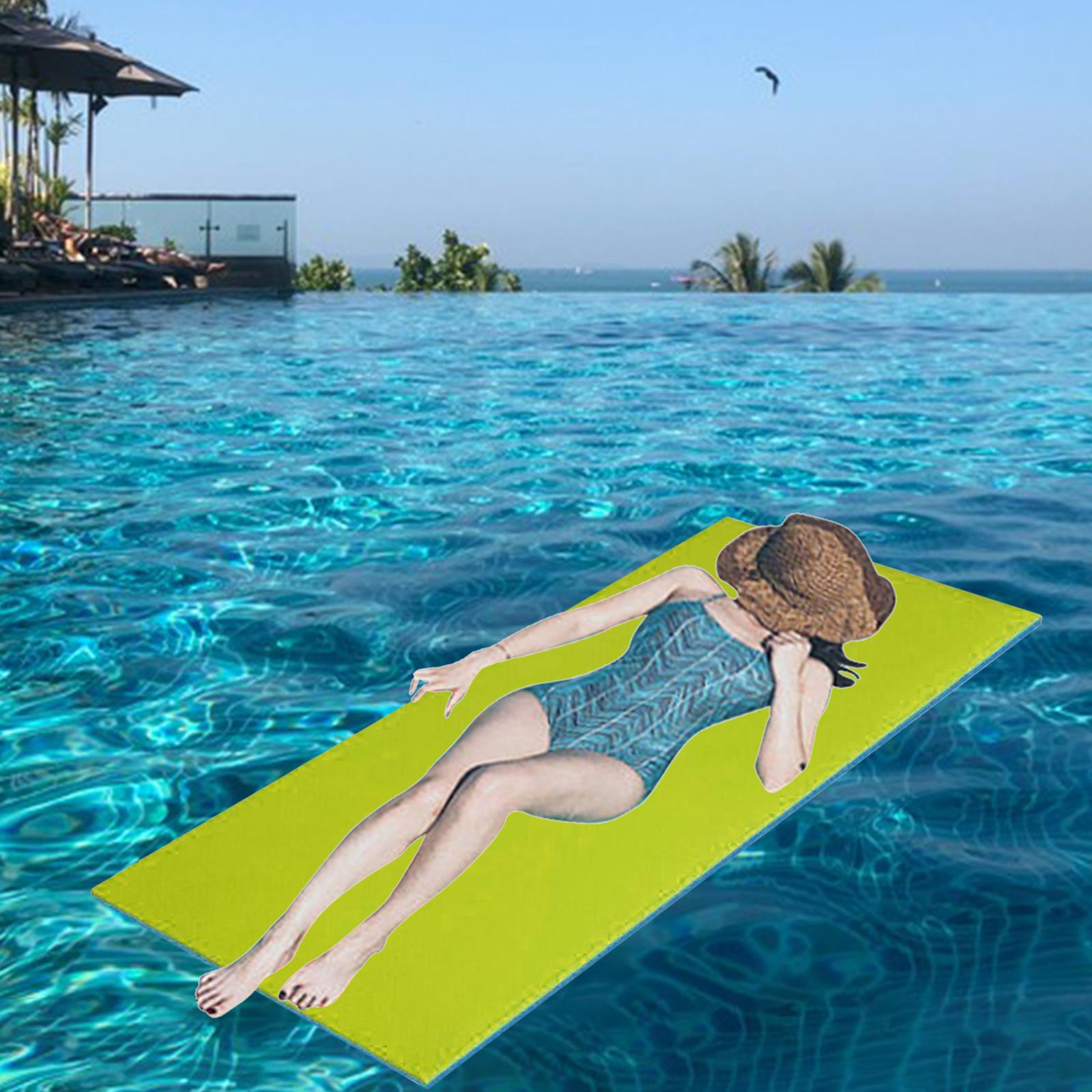 Water Float Mat Drifting Mattress Floating Raft for Pool Water Blanket Unsinkable Pool for Swimming Pool Boat Summer