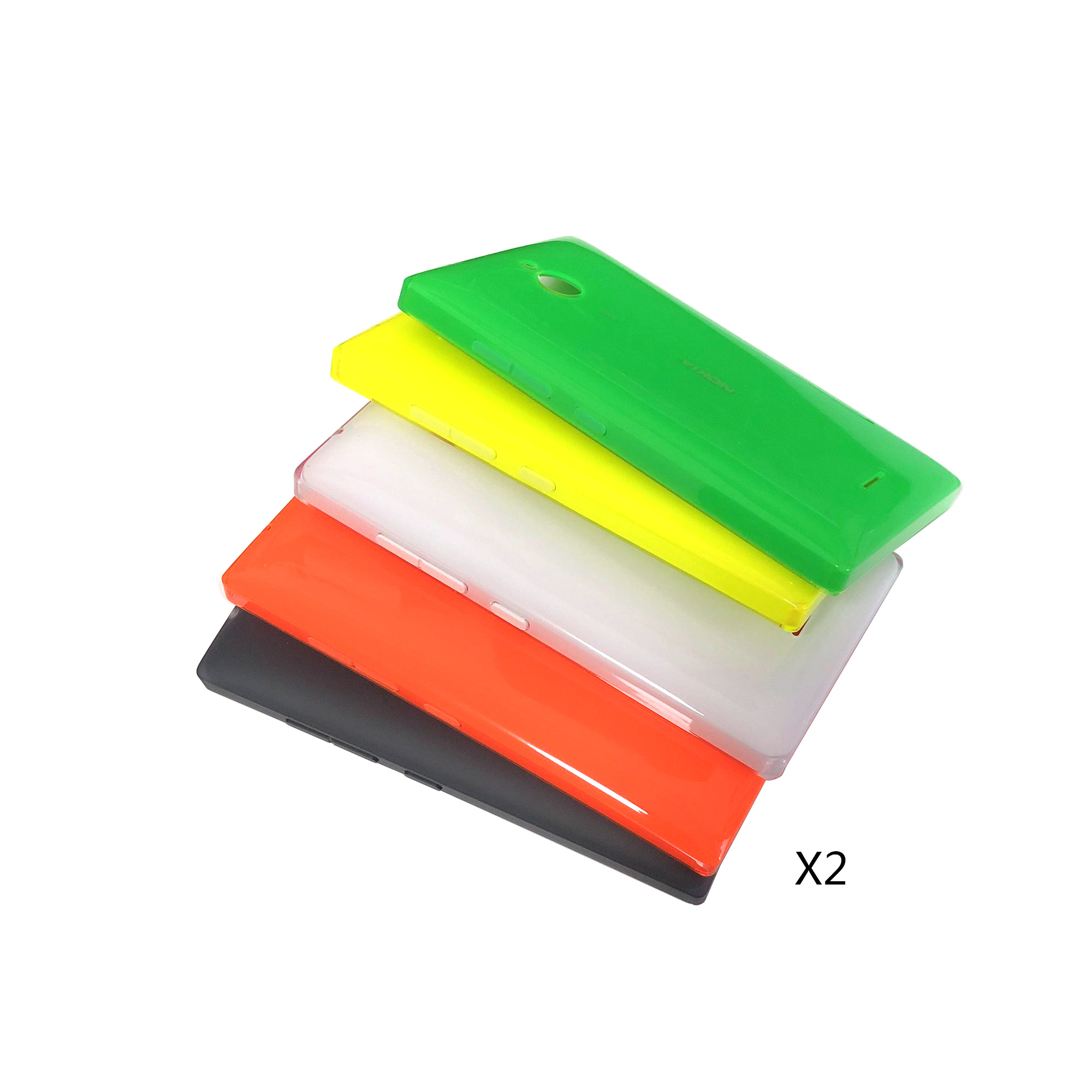 Nhà ở cho nokia asha x rm-1045 rm-980 cover quay lại cho microsoof lumia x2 rm-1013 xl rm-1030 trường hợp linh kiện sửa chữa