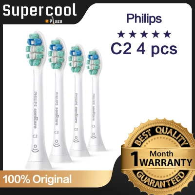 Philips Sonicare C2 Optimal Plaque Defense HX9024/67 Toothbrush Replacement Heads (4 Heads)