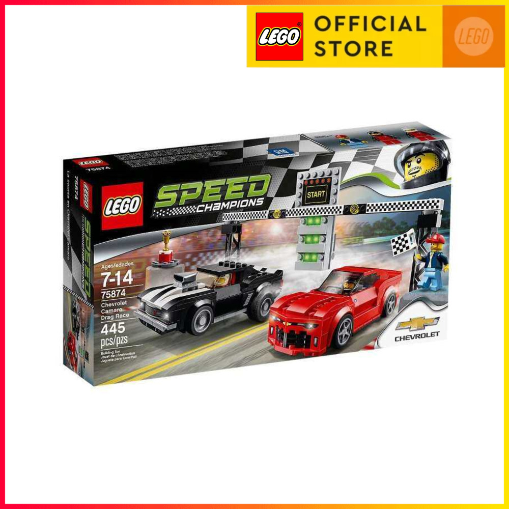 LEGO® 75874 Speed Champions Chevrolet Camaro Drag Race 445pcs 7+ Đồ Chơi Lắp Ráp lego