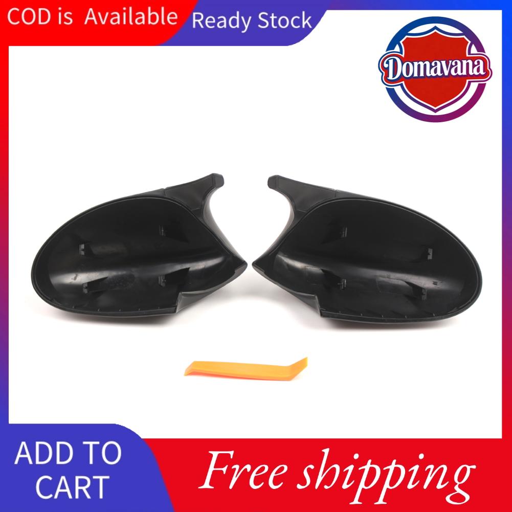 Domavana POENVFPO ABS Ốp gương bên phong cách xe đua Bảo vệ chống trầy xước và bụi Dễ dàng lắp đặt và tháo gỡ để nâng cấp xe Giá 632,000 Đồng*Miễn phí vận chuyển