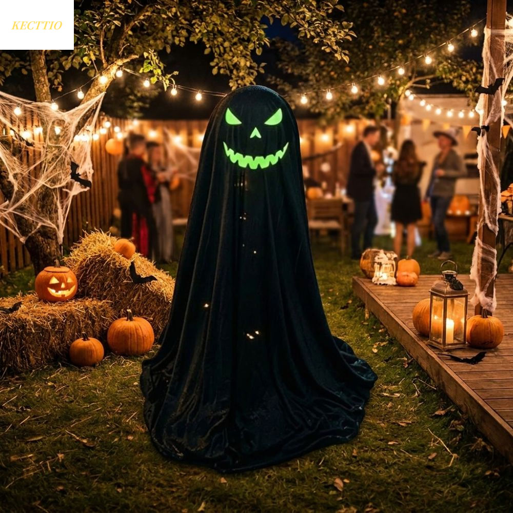 SLIGHTDELVE ปรับได้ ของตกแต่งผีตั้งพื้นสำหรับวันฮาโลวีน สว่างไสว ไฟ LED แบบนุ่มนวล หุ่นผีเรืองแสงสุดน่ากลัว บรรยากาศของฉาก กอธิค ของตกแต่งสำหรับวันฮาโลวีน อุปกรณ์จัดงานปาร์ตี้ ราคา 543 บาท*ส่งฟรี