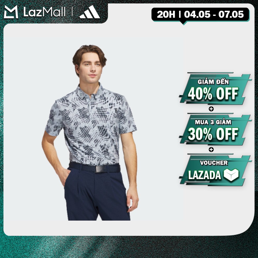 [20H 4.5-2H 5.5-MUA 3 GIẢM 30%] adidas Đánh gôn Áo Polo Họa Tiết Go-To Nam Màu xanh da trời JP0471