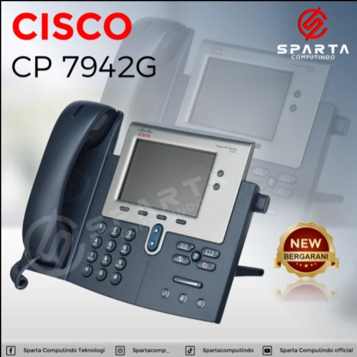 Telephone Ip Phone Cisco 7942g New with Guarantee Giá 510,000 Đồng*Miễn phí vận chuyển