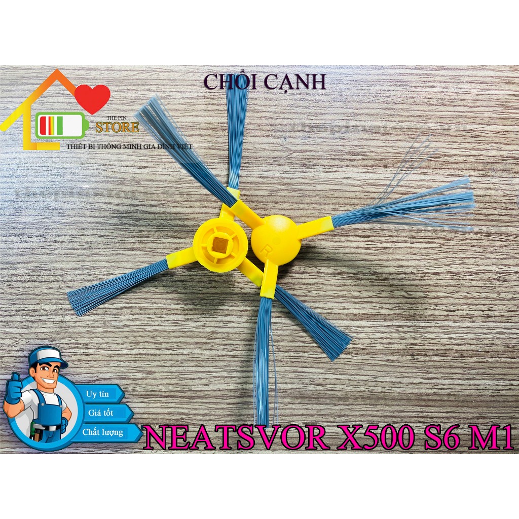 Phụ kiện robot hút bụi neatsvor x500 s6 m1 , chổi cạnh, chổi quét, lọc bụi, khăn lau, giẻ lau, chổi cuốn, chổi chính.