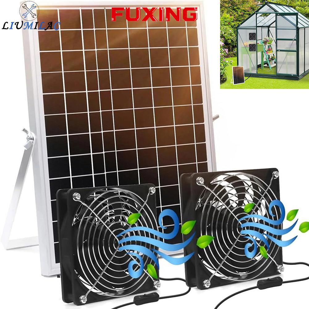 LIUMILAC Easily Installed 15W Solar Exhaust Fans Designed for Multiple Applications ราคา 2,474 บาท*ส่งฟรี