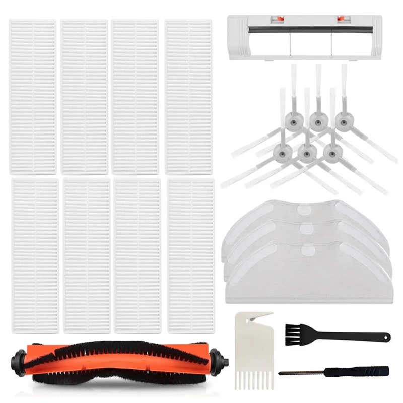 Filter Roller Main Side Brush Mopping Cloth Kits for G1 MJSTG1 Vacuum-Mop Essential Accessories