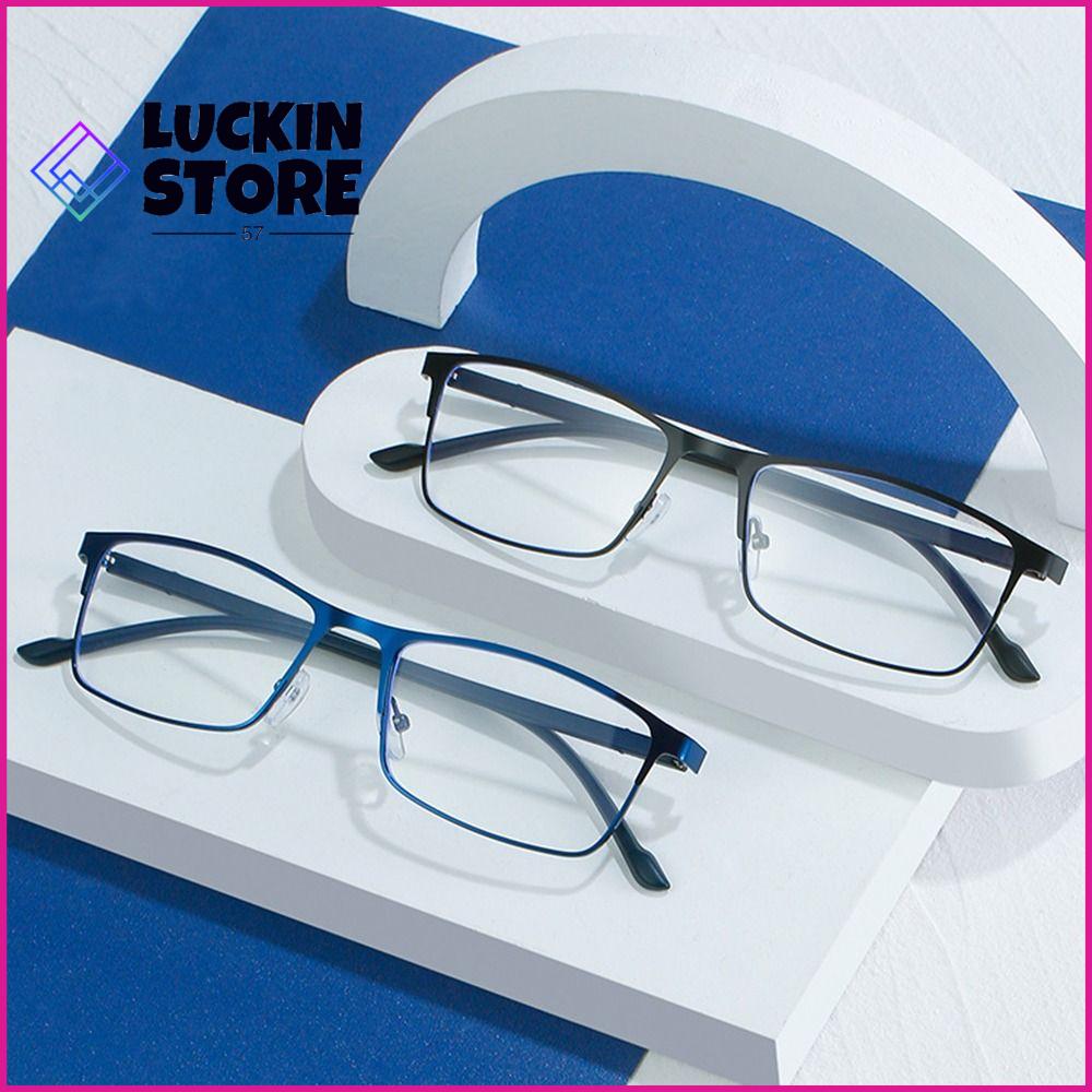 TREND 57SHOP Bảo vệ mắt Kính chống ánh sáng xanh loại Chặn tia xanh Kính cận thị Di động Siêu nhẹ Kính Mắt Gọng Nam Nữ