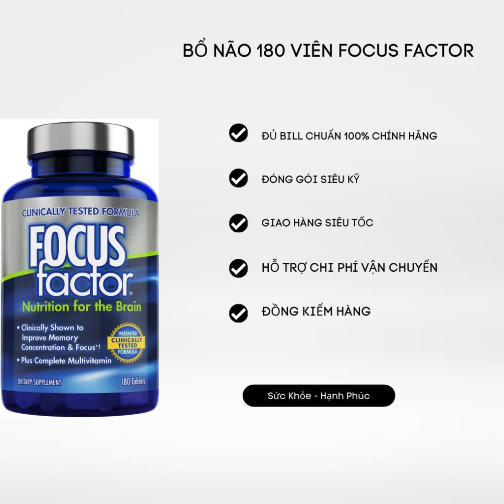 Focus Factor Bổ Não Date 04 2024