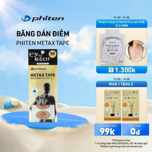 Băng Dán Điểm Phiten Metax Tape 50Pcs