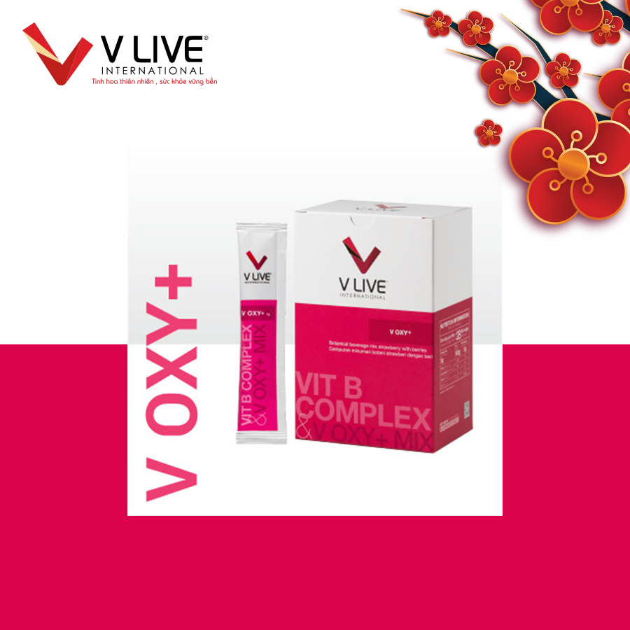 Voxy+ Vlive tăng cường oxy cho tế bào và tuần hoàn máu Quà tặng kèm