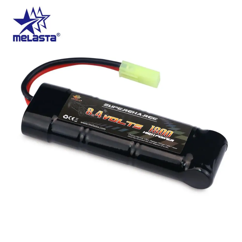 MELASTA 8.4V 1800mAh Ni-MH High Power Battery Packs with Mini Tamiya Discharge Connector for RC Racing Cars Airsoft s PARTS