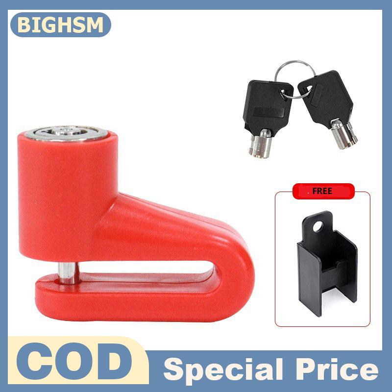 BIGHSM Moto Xe Máy An Ninh Phanh Khóa Chống Trộm Phanh Đĩa Khóa Cho Xe Máy Scooter Xe Đạp Xe Đạp Bánh Xe Đĩa Khóa