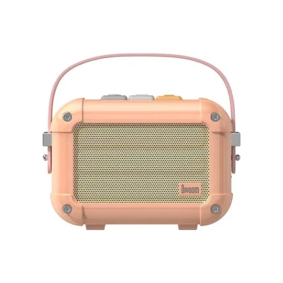 Divoom Macchiato Stylish Retro Portable Bluetooth Speaker with FM Radio, Up to 6 hours of playtime, Bluetooth 5.0, Stereo Pairing, Gift Idea
