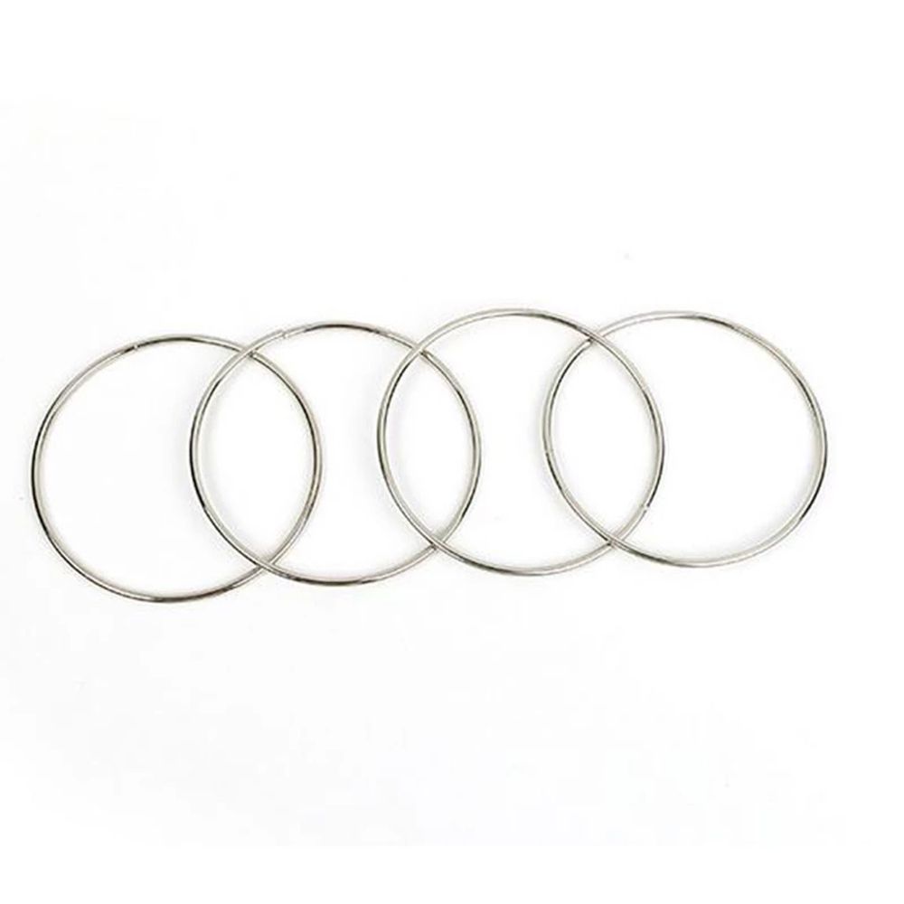 DEFDFQW 4pcs Stage Performance Magic Props Playing Toys Magic Linking Hoops Magic Trick Magic Iron Hoops Magic Rings Metal Ring Iron Rings