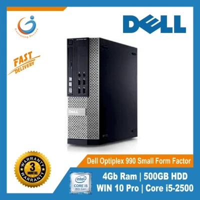 Dell Optiplex 990 Small Form Factor / i5-2500 / 4GB Ram / 500GB HDD / Windows 10