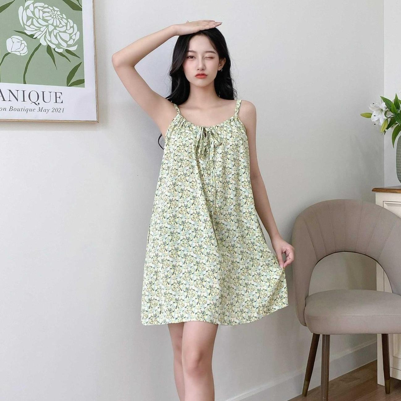 VIBES Váy ngủ phom rộng xòe Sundress