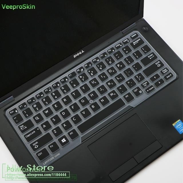 For Dell Latitude E7450 E7470 E5470 E7480 5480 5490 7480 7470 7490 14 inch Laptop Notgebook Keyboard Cover Protector Skin
